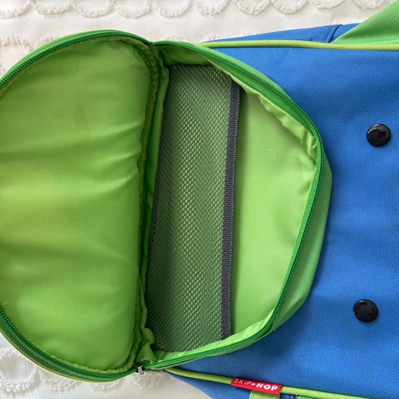 Carter's Green and Blue Dinosaur Kids Backpack - Picture 3 of 7